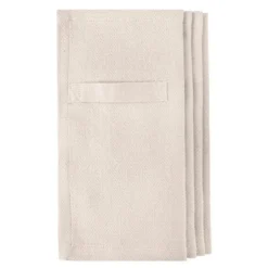 Serviett i bomull 20x20 cm 4 stk stone