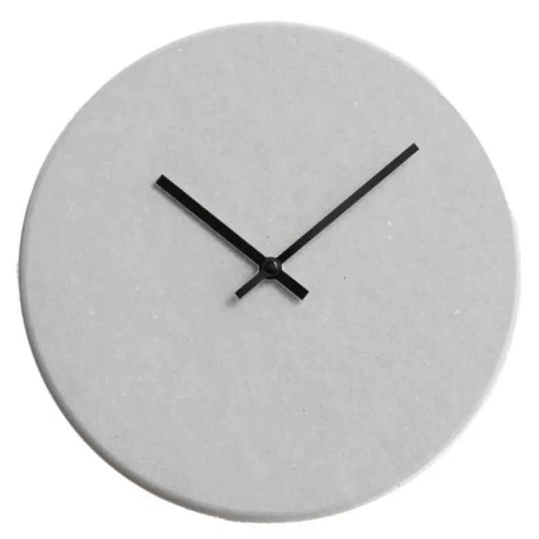 Shape light grey veggklokke 28 cm lysgrå m/svart viser