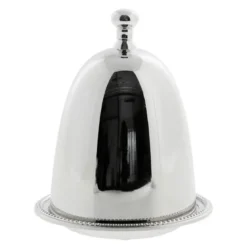 Sigrid eggeglass 10 cm sølv