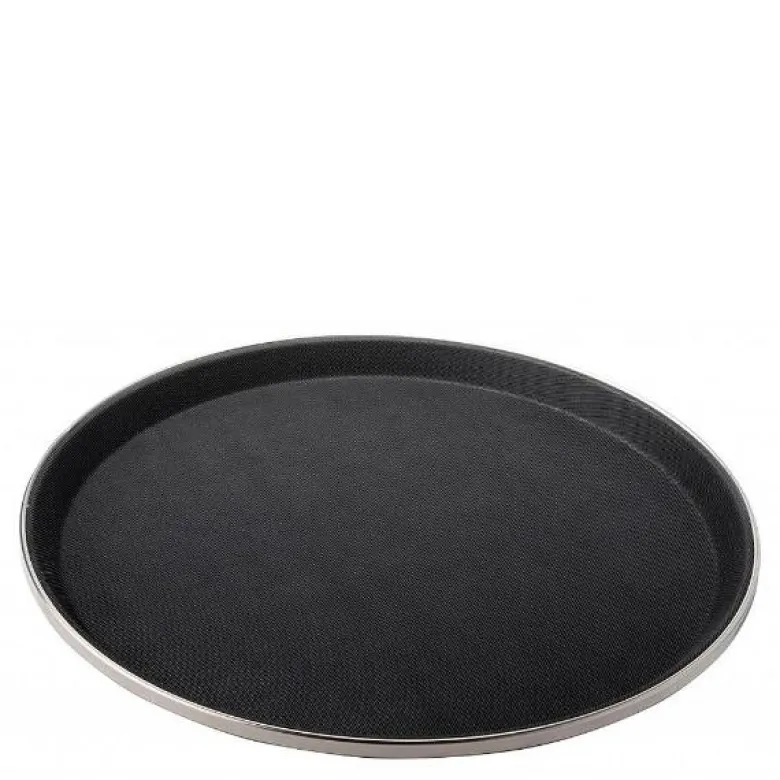 Sigrid serveringsbrett antiskli 35,5 cm svart