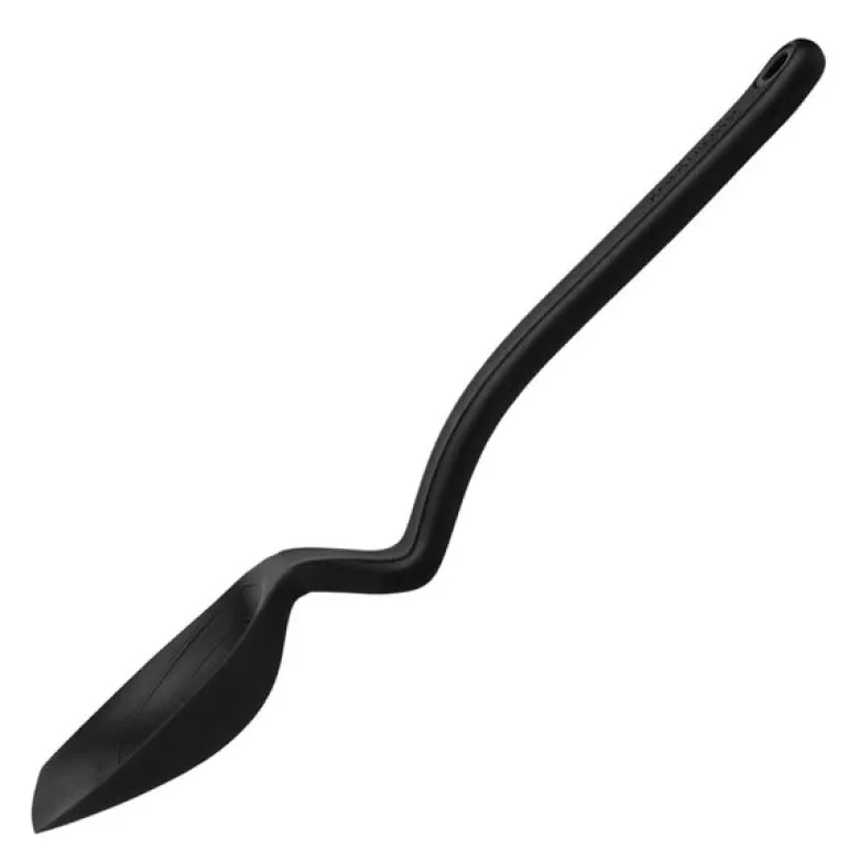 Silikonskje 28 cm svart
