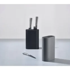 Singles knivblokk svart