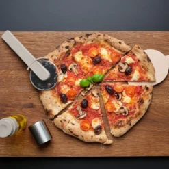 Singles pizzasett 3 deler soft taupe