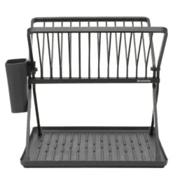 SinkSide sammenleggbart oppvaskstativ 31,5x33x37 cm svart