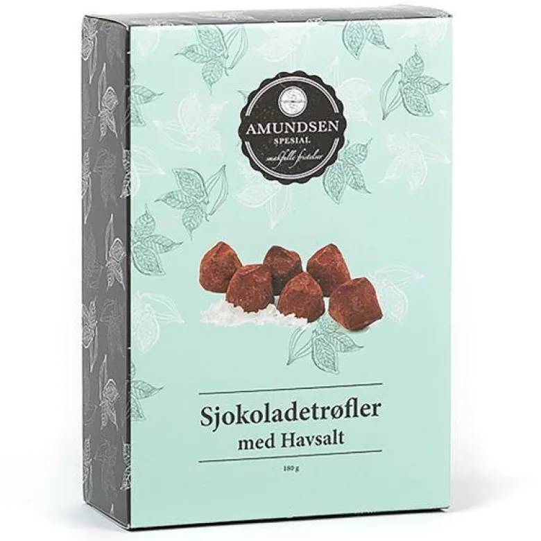 Sjokoladetrøfler m/havsalt