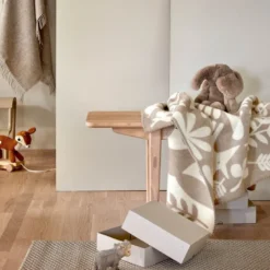 Skattekammer barnepledd 100x130 cm beige