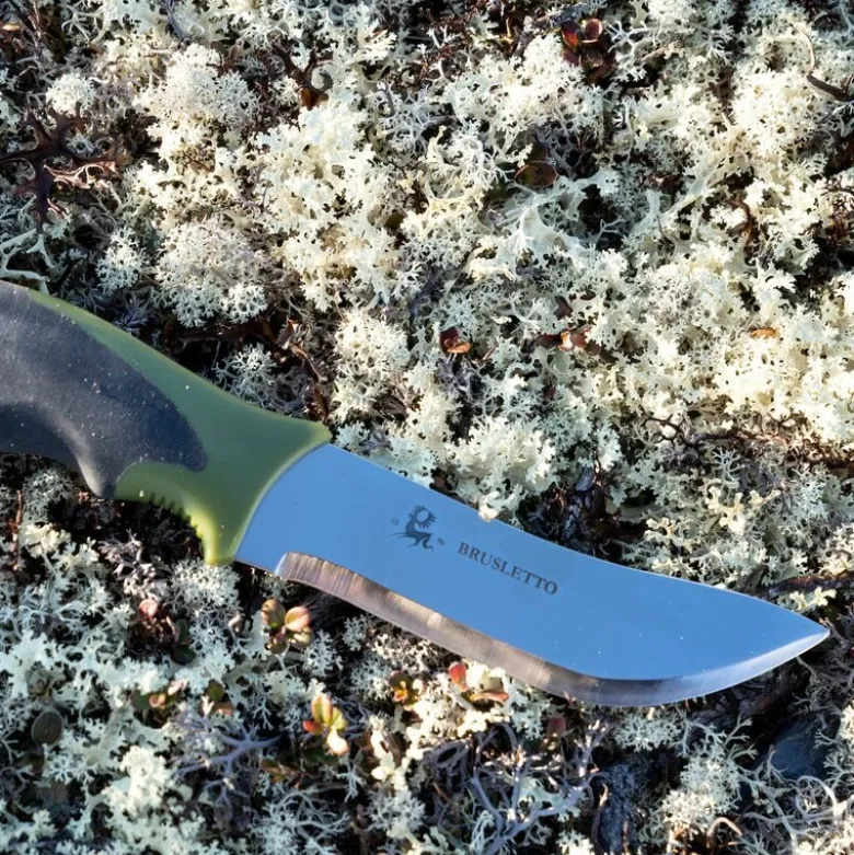 Skinner kjøttkniv 22,5 cm svart/grønn