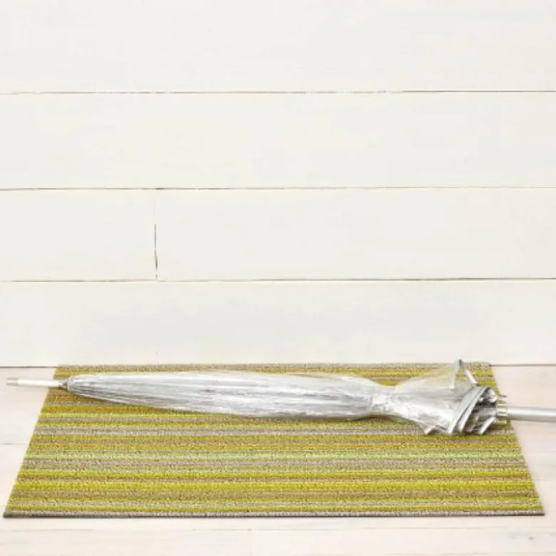 Skinny Stripe dørmatte 46x71 cm citron