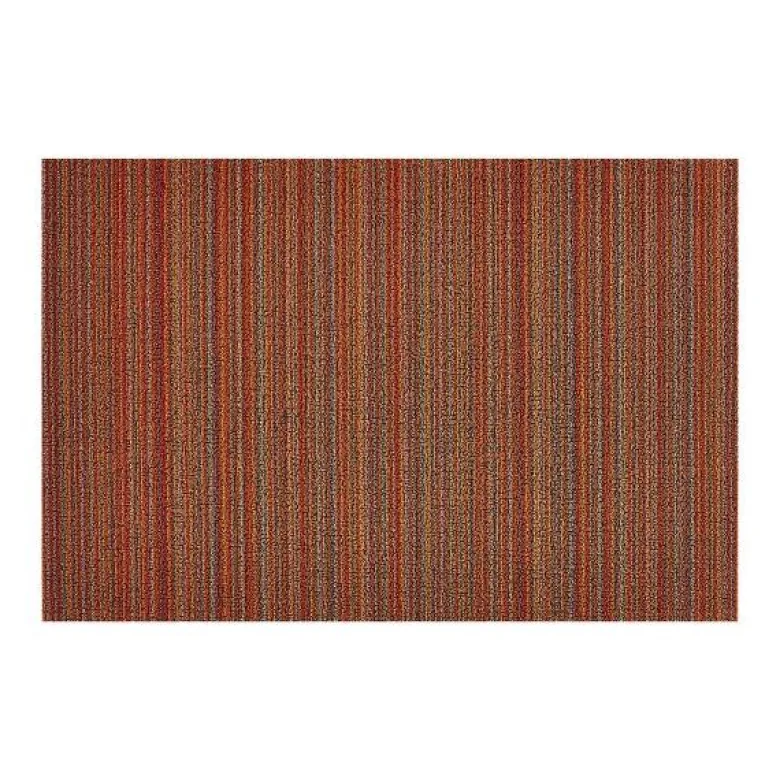 Skinny Stripe dørmatte 46x71 cm orange