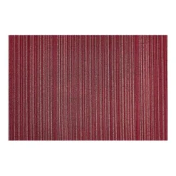 Skinny Stripe dørmatte 46x71 cm raspberry