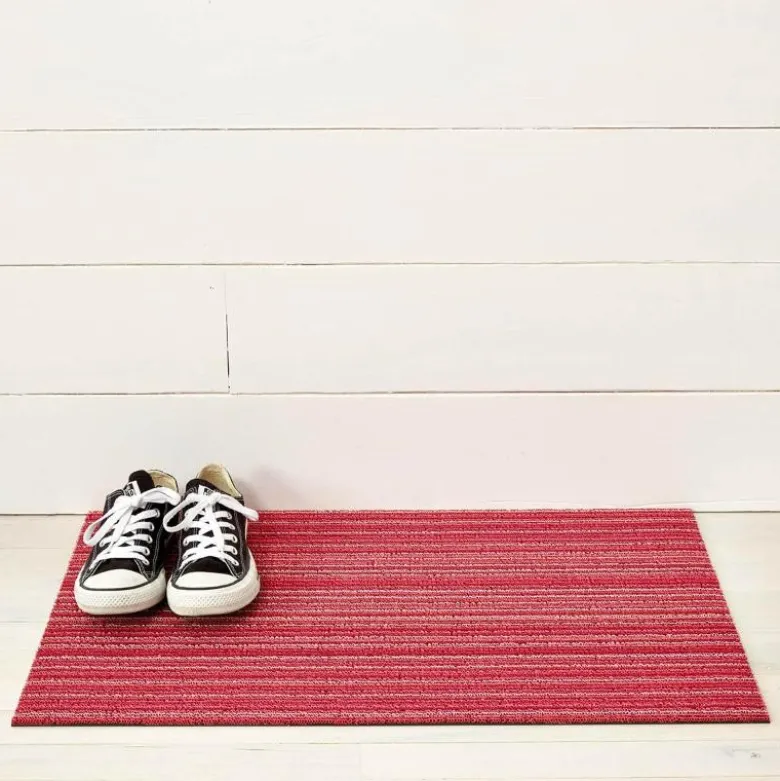 Skinny Stripe dørmatte 46x71 cm raspberry