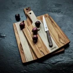 Skjærefjøl i tre 40x27 teak