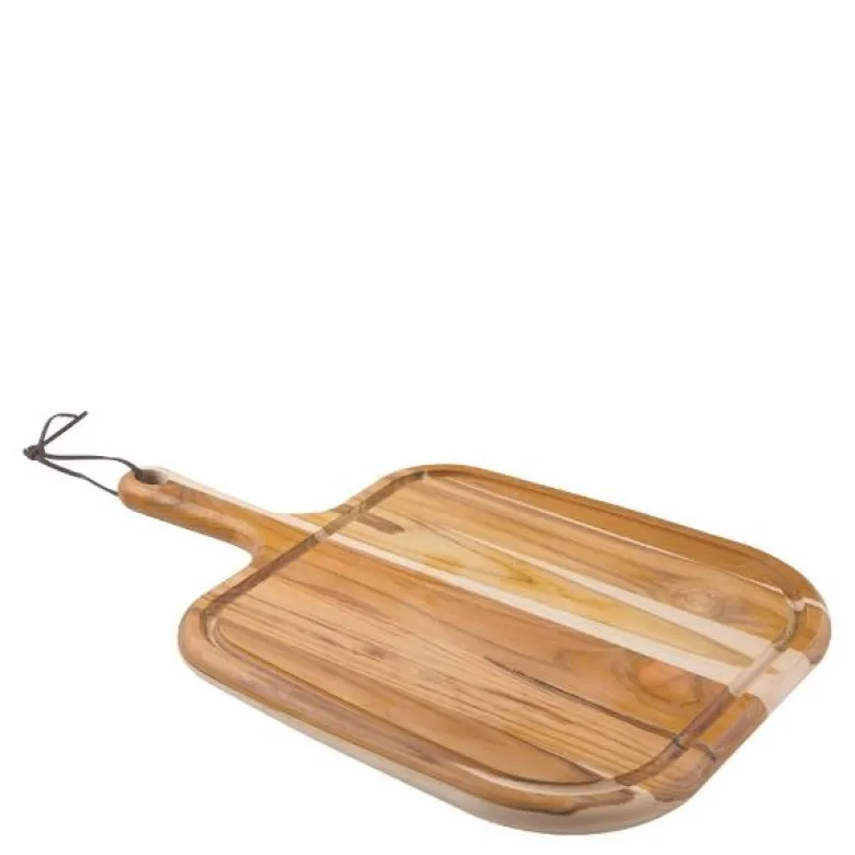 Skjærefjøl i tre 28x27 teak