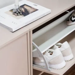 Skoboks 70x30x40 cm Silver Cloud Grey