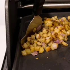 Skrape til stekeplate 25 cm rustfritt stål