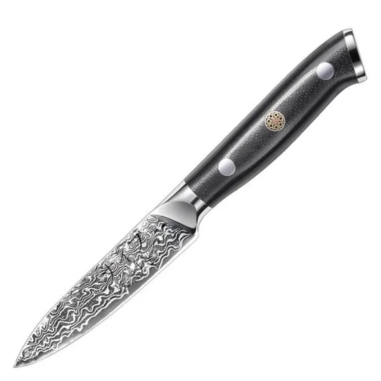 Skrellekniv 20 cm svart