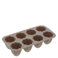 Skumrakettform kuppel 8 stk silikon latte