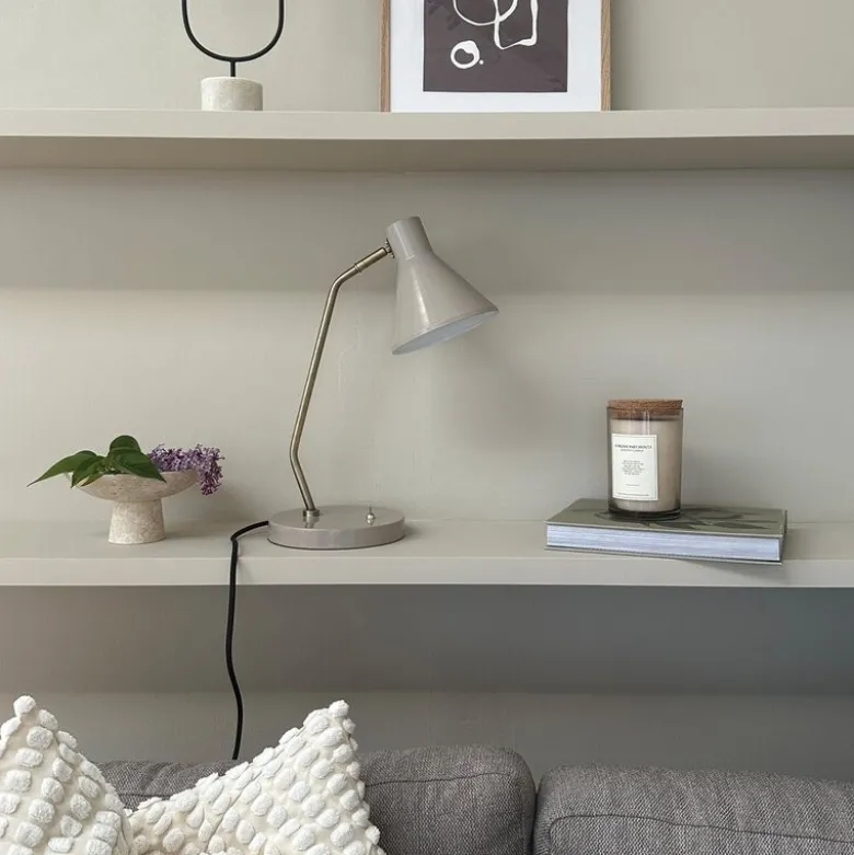 Sleep bordlampe 43,3 cm beige