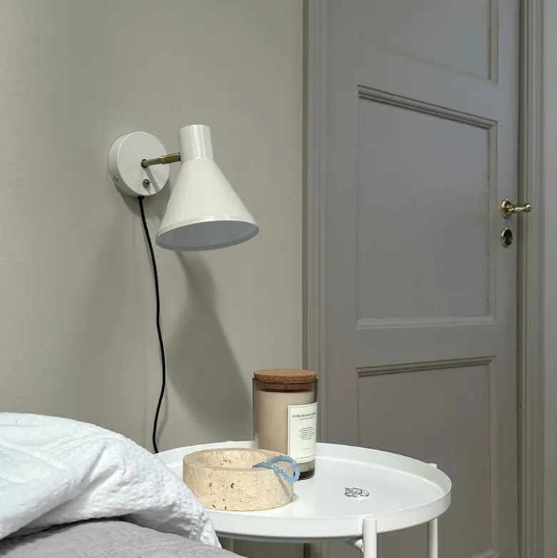 Sleep vegglampe 17 cm kit-white