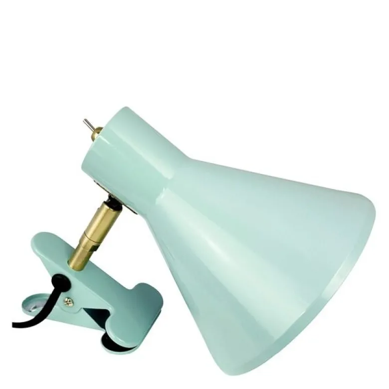 Sleep vegglampe med klemme 16 cm mint