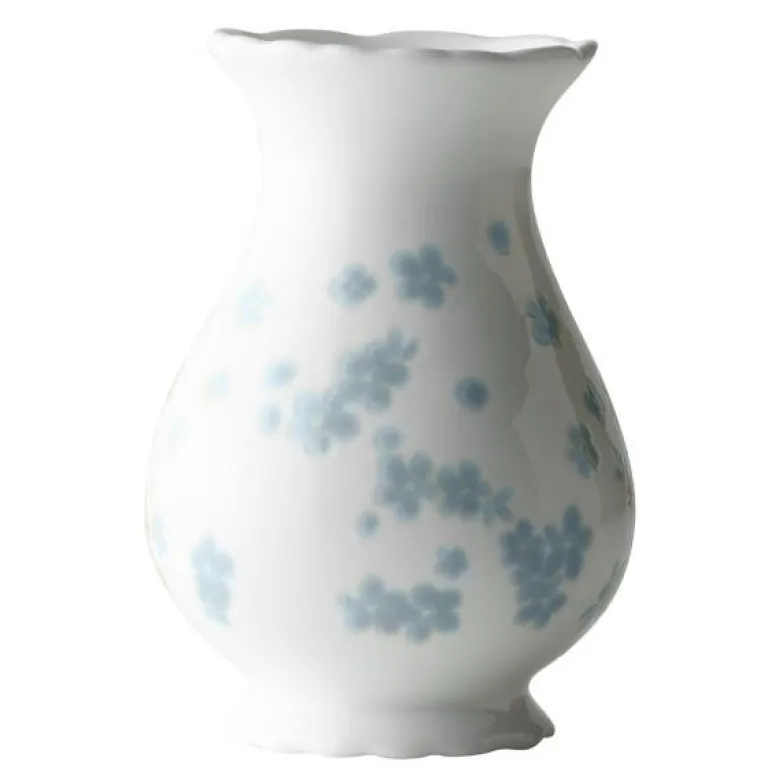 Slåpeblom vase blå