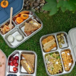 Smart box lunsjboks 1,2L stål/rosa