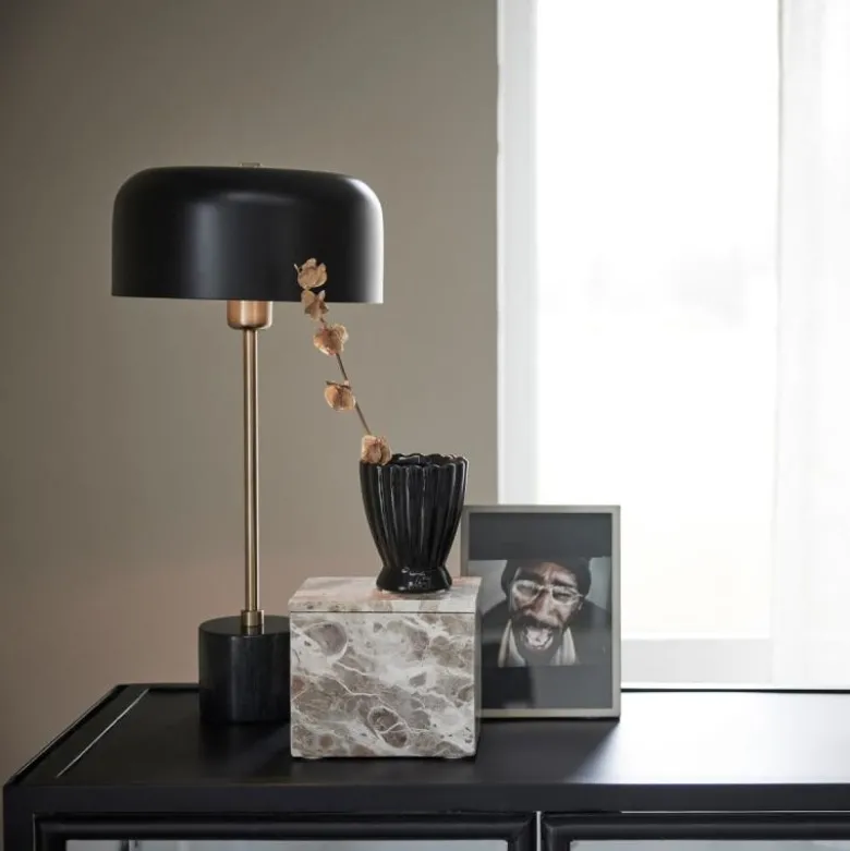 Sofillia bordlampe 53 cm svart/lys gull
