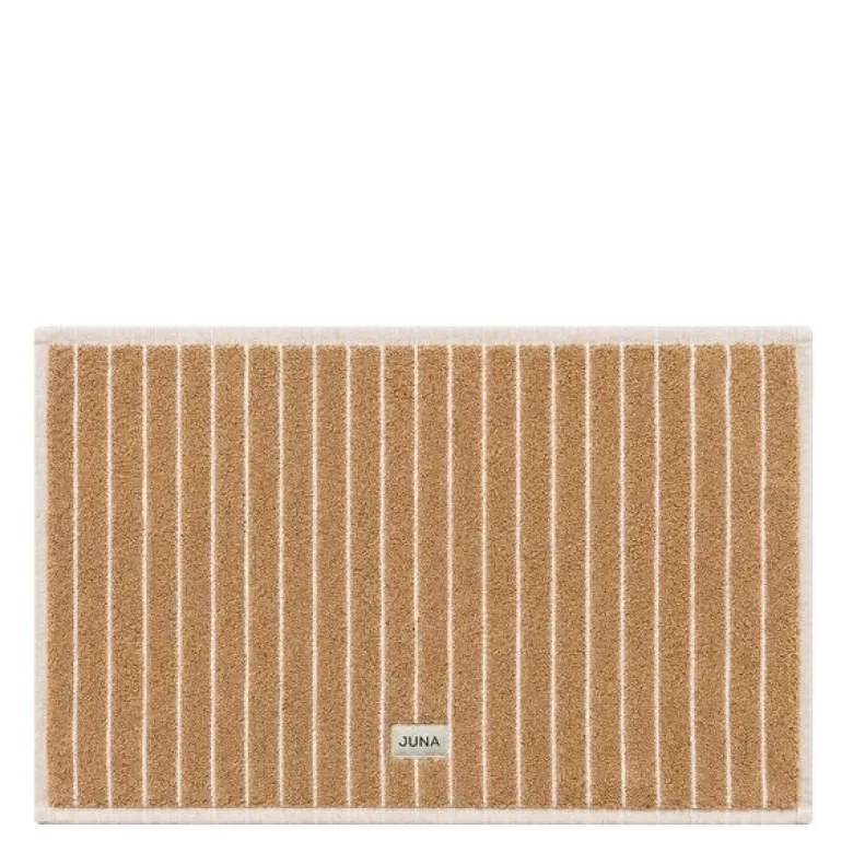Soft baderomsmatte 70x50 cm karamell/offwhite