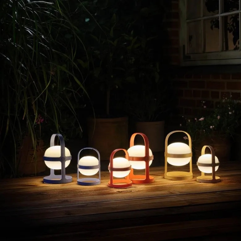 Soft Spot Solar solcellelampe circular 18,5 cm sky blue