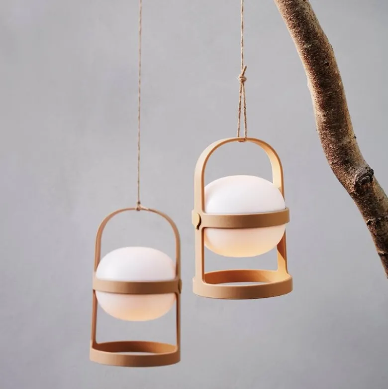 Soft Spot Solar solcellelampe circular 18,5 cm wheat