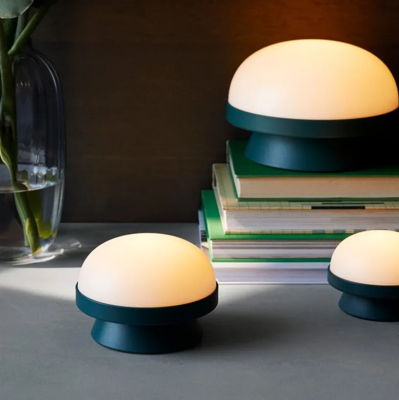 Soft Spot Solar solcellelampe dots 8,5 cm forest green