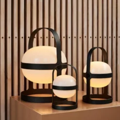 Soft Spot Solar solcellelampe 25 cm svart