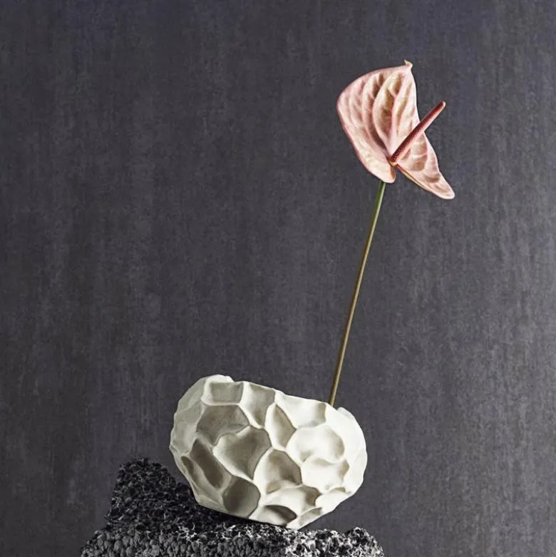 Soil blomsterpotte 11,5x18 cm vanilje
