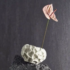 Soil blomsterpotte 11,5x18 cm vanilje