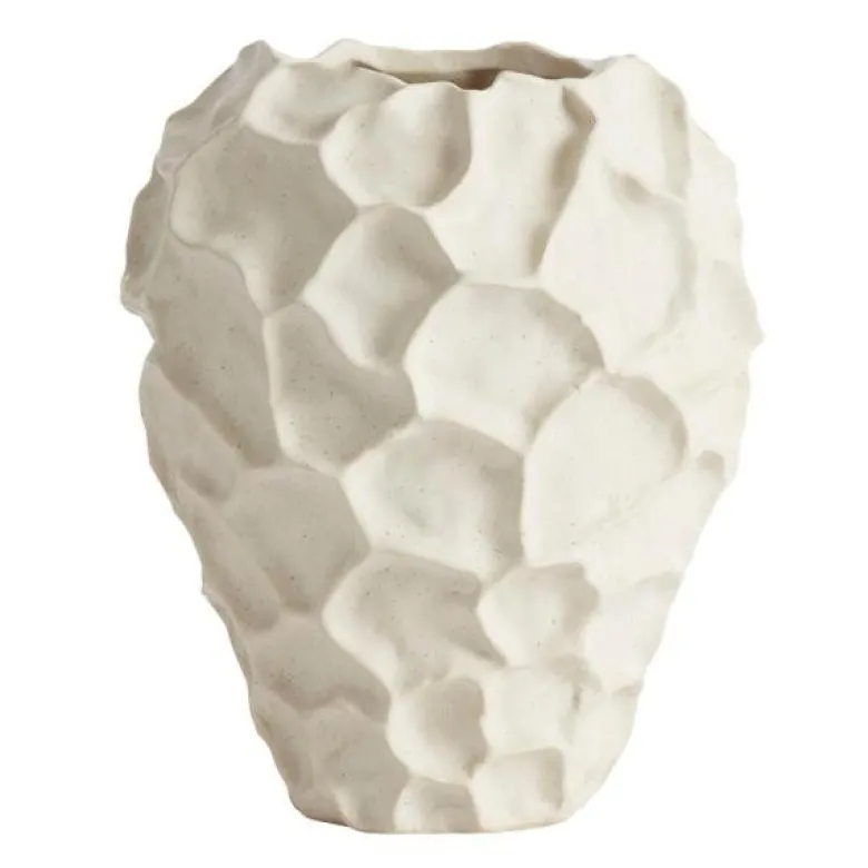 Soil vase 21,5 cm vanilje