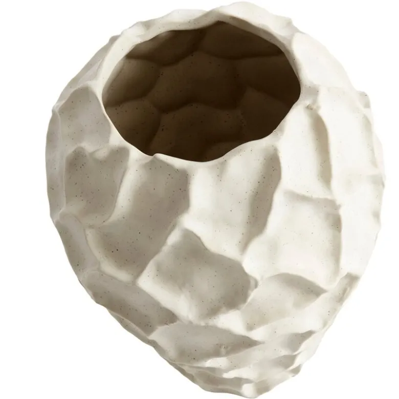 Soil vase 21,5 cm vanilje