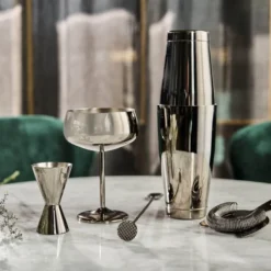 Sontell Silver målebeger 2/6 cl blankpolert