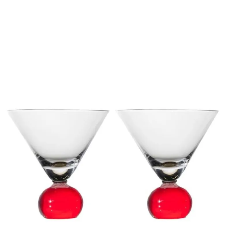 Spice glass 2 stk 24 cl rød