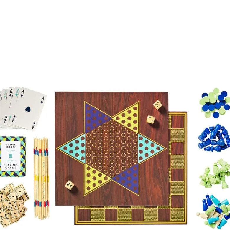 Spillsamling 8 spill i en boks