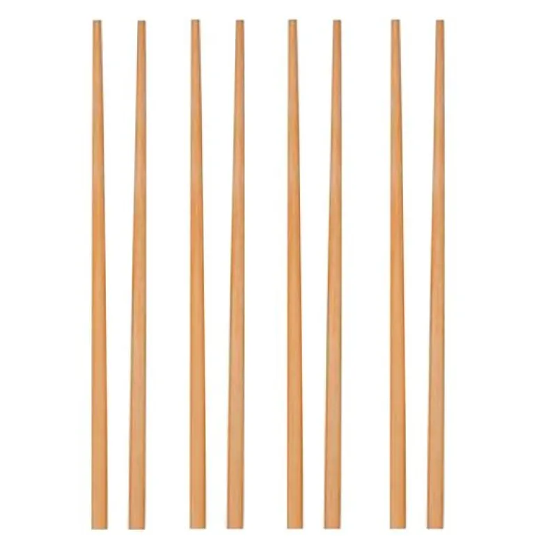 Spisepinner med holder 4 stk bambus