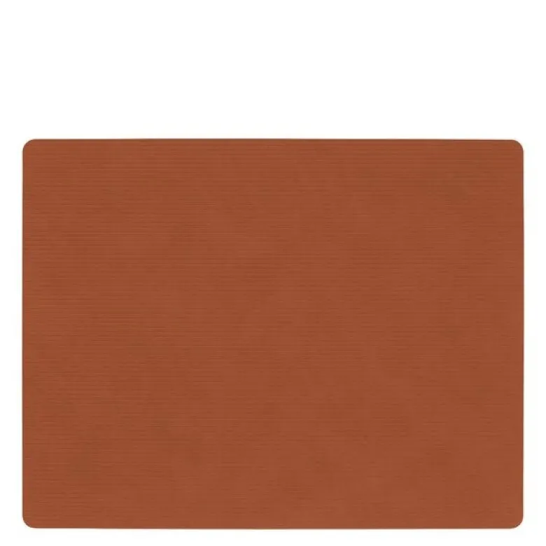 Square Corduroy spisebrikke 35x45 cm Rust