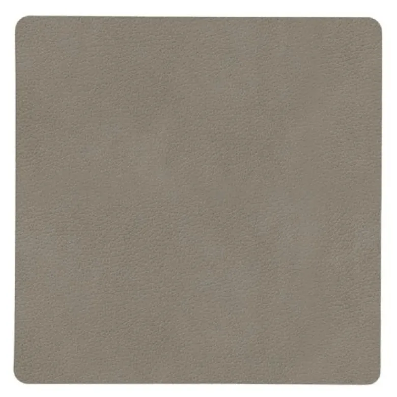 Square Nupo glassbrikke 10x10 cm flint grey