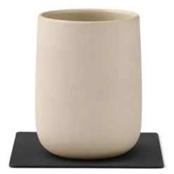 Square Nupo glassbrikke 10x10 cm svart
