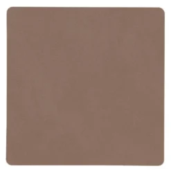 Square Nupo glassbrikke 10x10 cm truffle