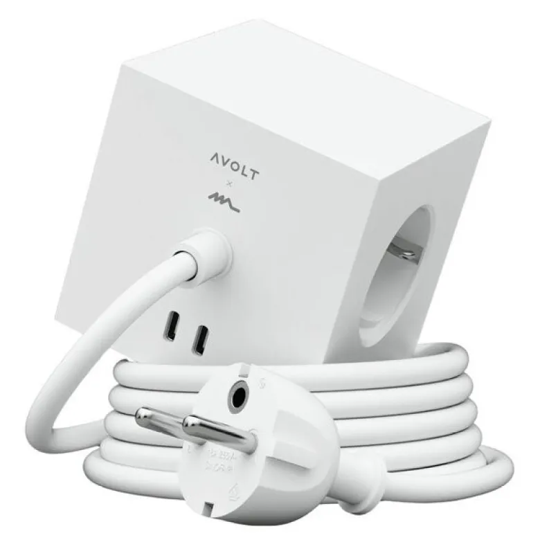 Square 1 USB-C kabel 3 m Opal White