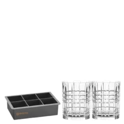 Square whiskyglassett 34,5 cl 3 deler