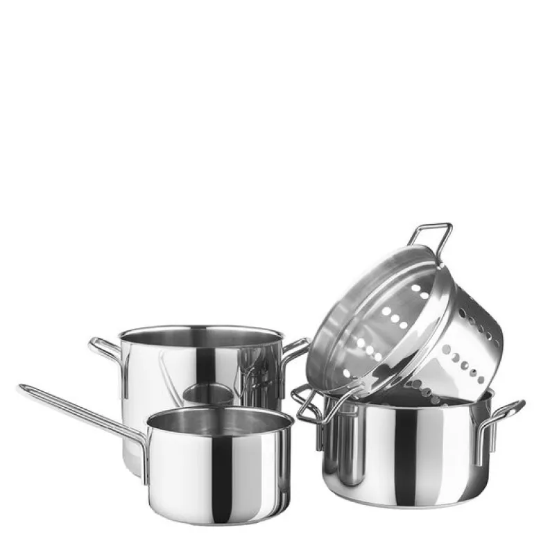 Stainless Steel grytesett 4 deler