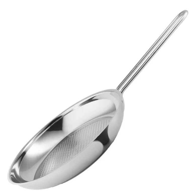 Stainless Steel stekepanne 28 cm honeycomb