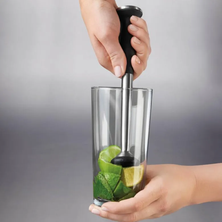 Steel muddler/mojito stamper svart