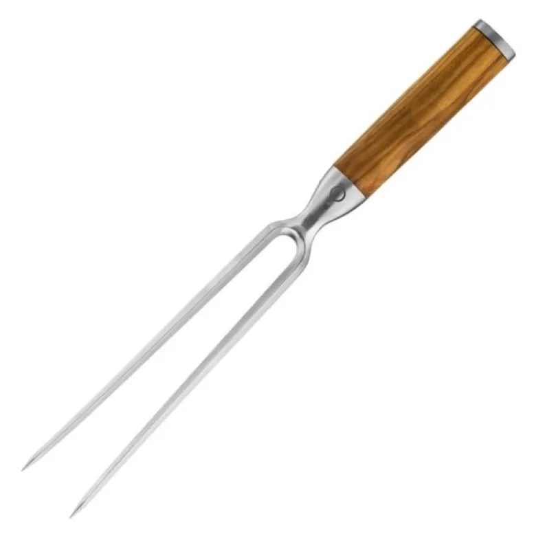 Stekegaffel 35 cm olive